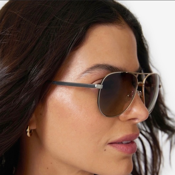 Kate Spade NY Emmaline aviator style gradient sunglasses NEW w/soft cloth case. - Picture 2 of 8